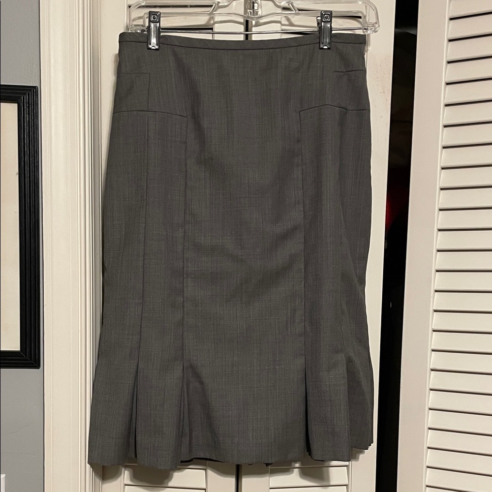 LOFT Charcoal Pencil Skirt